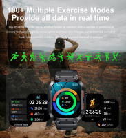 Relojes inteligentes frecuencia cardíaca presión arterial hombre Bluetooth llamadas exterior Correr deporte mujer reloj - details 4