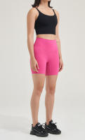 Pantalones cortos deportivos de cintura alta para mujer, pantalones de entrenamiento de yoga - details 9