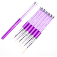 Pincel De Arte Para Uñas Con Líneas Rayas Flores Pincel De Dibujo Acrílico UV Extensión De Gel Diseño 3D Herramientas De Manicura - details 2