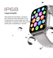 Ivanony Reloj Inteligente Pantalla Táctil Completa de 1.83 pulgadas Tracking de Fitness - details 6