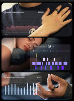 SANLEPUS R11C Anillo inteligente para hombres y mujeres con pantalla, que registra pasos, frecuencia cardíaca, calorías, sueño y estrés 24/7, incluye estuche de carga, aplicación QRing compatible con Apple y Xiaomi - details 9
