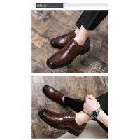 Zapatos De Tela Genuina Para Hombre 2024 Zapatos Sociales De Moda Zapatillas De Cuero Original Loafers Slip Resistente Al Desgaste Para Primavera/Otoño - details 6