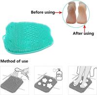 Cepillo de silicona para pies, masajeador, ducha, cepillo para pies, limpieza profunda, exfolia, Spa, aumenta la circulación - details 2