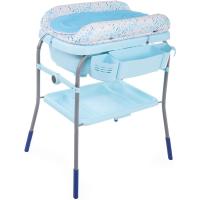 Bebé Ergonómica con Patas y Cambiador con Acolchado y Suave Reductor, Altura Regulable, Cierre Compacto, Organizador, 2 Ruedas, Máx. 11 Kg, Color Gris (Puntos), 1 Unidad - details 7