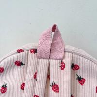 Mochila De Con Estampado De Fresa Pequeña Y Fresca Para Mujer, Bolso De Escuela Secundaria, Ligero Y Simple, Novedad - details 8