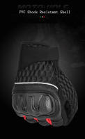 Guantes de cuero para motocicleta para hombre, manoplas transpirables anticaída para todas las estaciones - details 3