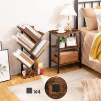 Estantería de Libros 9 Niveles, Estantes de Almacenamento, Forma de Árbol, Resistente y Duradera, Ahorro de Espacio, para CD, revistas, Libros, Sala de Estar, Blanco EWT08SJ01G1 - details 14