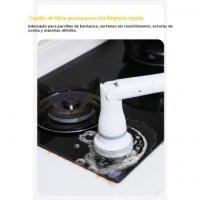 Cepillo de Limpieza Motorizado Inalámbrico Mango Largo Telescópico Cepillo para Suelos de Baño - details 7