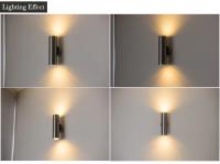 Lámpara led de pared de acero inoxidable para exteriores, candelabro de pared moderno impermeable, decoración de jardín, iluminación de porche, buen aspecto - details 2