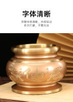 Quemador de cobre lleno de Buda para interiores, hogar inmortal puro, inserción de incienso Guanyin, estufa de latón - details 5