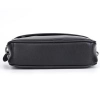 Bolso Cruzado de Hombro para Hombres Cuero PU Diseño a Cuadros Bolso Messenger de Negocios Casual - details 40