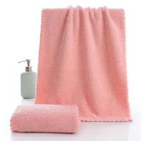 Toalla Veet de Coral liso, toallas faciales de baño suaves absorbentes de alta microfibra engrosadas, 35x75cm - details 3