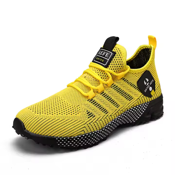 Zapatos Deportivos informales para hombre, zapatillas ligeras de malla transpirable para exteriores, zapatillas de correr negras, zapatillas de tenis atléticas para trotar - 1