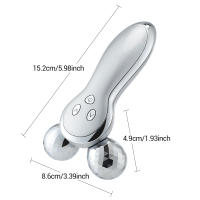 Masajeador Facial EMS de doble rodillo, herramienta de masaje con vibración, estiramiento de la piel, estiramiento del cuello, línea en V, belleza Facial, adelgazante - details 10