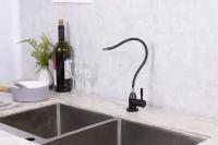 Filtro de agua potable flexible para cocina, grifo negro, plegable - details 9