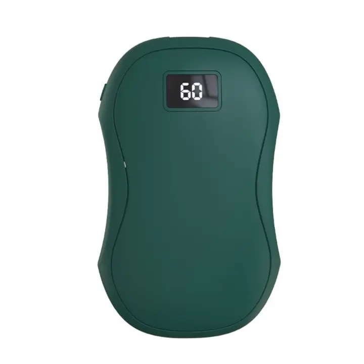 Calentador de manos eléctrico portátil ultrafino, calentador de manos recargable con pantalla LED, 3 niveles de calor, tamaño de bolsillo - 1