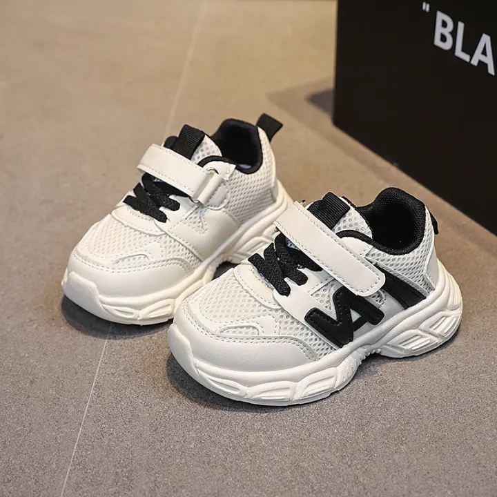 Compañero de clase primavera nuevos niños zapatos deportivos zapatos de bebé niños malla transpirable zapatos para correr niñas papá zapatos - 1
