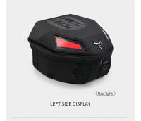 MOTOCENTRIC Luz LED multifunción Bolsa de asiento trasero para motocicleta Bolsa trasera de motocross de gran capacidad Mochila impermeable para motocicleta Ligera - details 18
