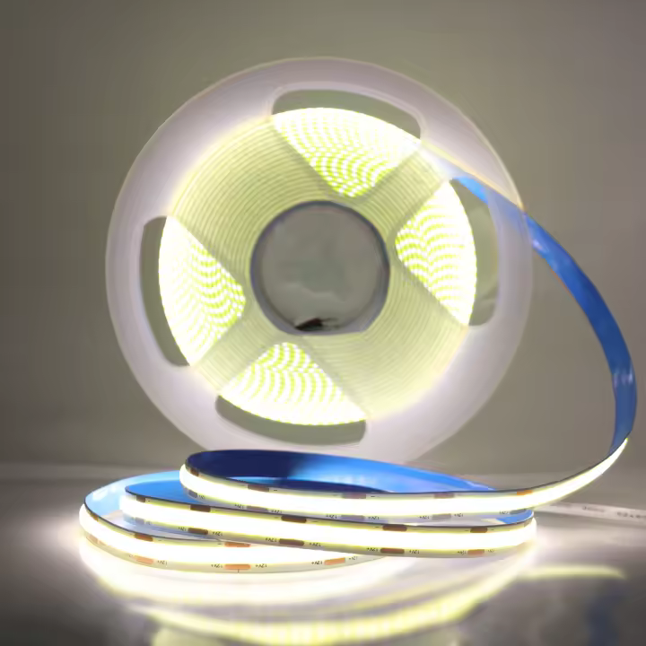 Espejo de maquillaje para baño, tira de luz LED COB de 12V, iluminación de fondo de tocador, Sensor táctil regulable, decoración de luz de tocador - 1