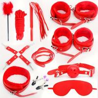 Juego de Peluche para Adultos Bondage BDSM, 10 Piezas, Juguetes Sexuales - details 0