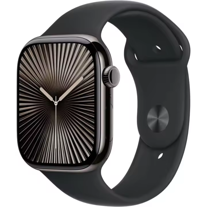 Apple Watch Series 10 GPS Celular 46 mm Ca Correa Deportiva Color Placa Titanio - Talla S/M - 1
