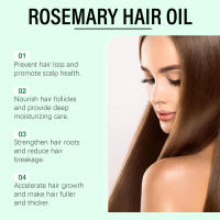 HOEGOA Fragancia brumosa Aceite esencial de romero nutritivo fuerte y suave para el cuidado del cabello - details 7