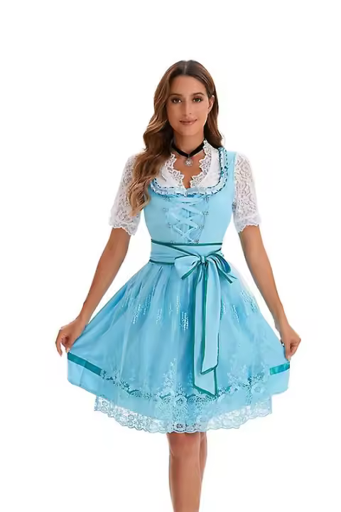 Vestido de dama alemán Oktoberfest, disfraces de sirvienta - 1