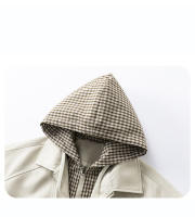 Outdoors Casual Versatile Men Tops Autumn Winter Comfort Solid Breathable Coats New Loose Big Pocket Hooded Leather Jacket Men - details 6