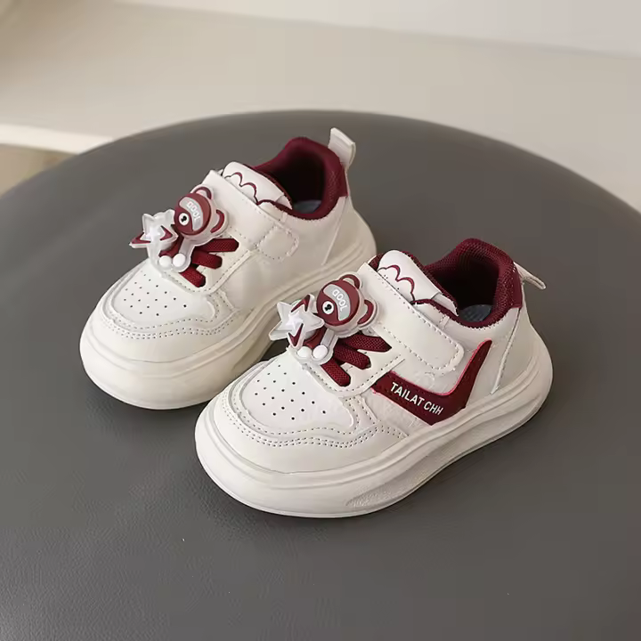 Los niños de la junta de bebé zapatos de baja parte superior ligera suela suave bebé niño zapatos niños y niñas casual zapatos deportivos niños. - 1