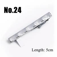 Nuevo Clips para corbata clásicos simples de 4cm, accesorios de Pin diario de Metal para hombre, regalo - details 26