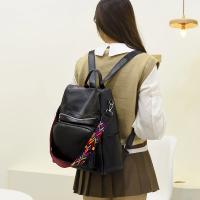 Mochila de cuero de alta calidad para mujer, bolso de hombro femenino Vintage, bolso de viaje antirrobo, Mochilas escolares para niñas - details 30