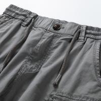 Men's Cargo Shorts Fit Short Outdoor Multi-Pocket Cotton Work Casual Shorts with No Belt - details 7