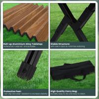 Mesa de Camping Plegable Ligera con Bolsa de Almacenamiento Picnic al Aire Libre Ajustable a Tus Alturas Barco de Barbacoa para Jardín - details 4