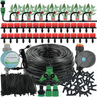 Sprycle 5M-50M Automatic Garden Drip Irrigation 1/4''Hose Watering System Kit Adjustable Nozzle for Vegetable Flower Lawn Bonsai - details 0