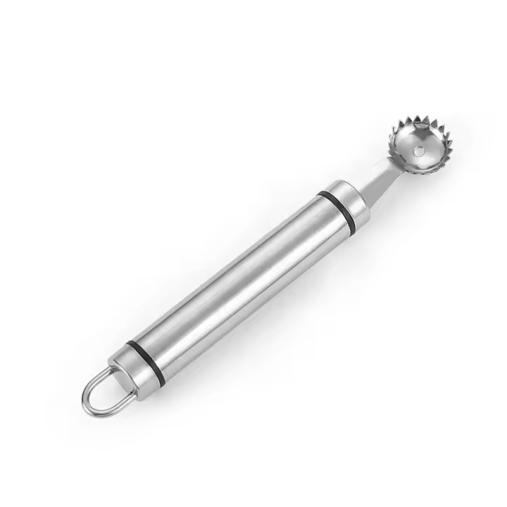 Pelador de fresas y tallo de tomate de acero inoxidable, herramienta extractora multifunción, removedor de deshumidificador para fresa - 1