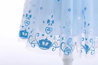 Vestido de princesa de lentejuelas de verano para niños, disfraz con estampado azul, vestido elegante de Reina de la nieve para niñas, regalo de cumpleaños para niños - details 6