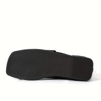 Sandalias de estilo romano con correa cruzada nueva plana cuadrada a la moda para mujer - details 4