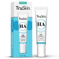 Crema para ojos TruSkin para un área de ojos hidratada y con un aspecto más brillante - Mejora la apariencia de ojeras e hinchazón - Ácido hialurónico, ácido glicólico, vitaminas C, B5, E - Crema debajo de los ojos para mujeres, 0.5 fl oz - details 0