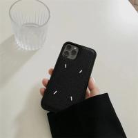 Funda protectora de cuero negro para iPhone 15, 14, 13, 12, 11 Pro Max, todo incluido - details 1