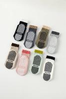 Calcetines de Yoga para mujer, calcetines antideslizantes de silicona para suelo interior, calcetines de Pilates de colores a juego, calcetines deportivos profesionales de algodón para gimnasio, Fitness y baile - details 1