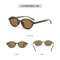 Gafas de sol ovaladas vintage para hombres y mujeres, elegantes remaches para gafas de sol con, elegantes, de lujo, UV400, gafas de sol para mujeres - details 3