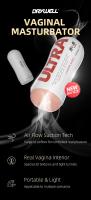 DRYWELL -  Masturbador masculino Copa Juguetes sexuales Vagina realista para hombres Silicona suave Hombres Masturbación Productos sexuales - details 0