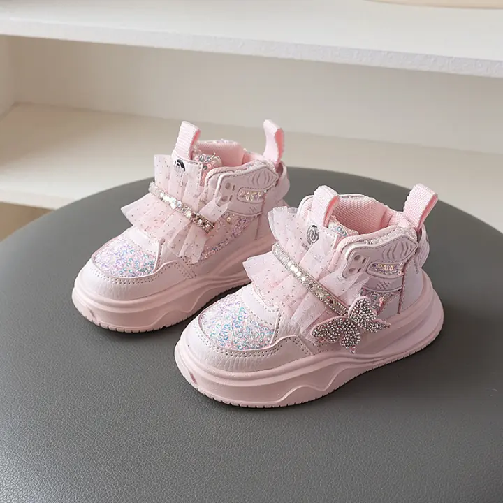 Nuevos zapatos deportivos para niños y niñas medianos y pequeños con suelas suaves y antideslizantes - 1