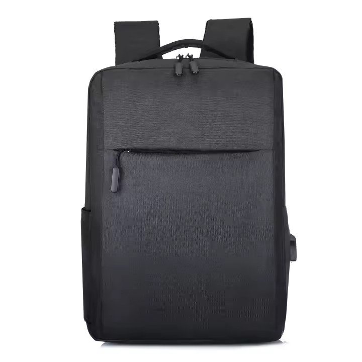 Mochila sencilla clásica para estudiantes universitarios, bolso de ordenador para viaje de negocios, mochila informal Universal de Color sólido - 1