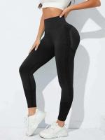 Yoga deportes Fiess entrenamiento malla sin costuras moda Push Up Leggings gimnasio mujeres pantalones - details 6