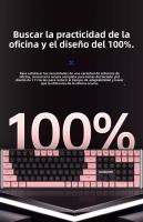 Hola11 Teclado y ratón mecánicos inalámbricos para juegos de oficina - details 11