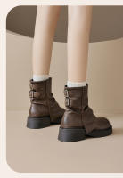 Botas de Mujer Estilo Británico Martin Augustine Nueva Primavera y Otoño Plataforma - details 3