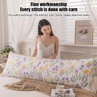 Funda de Almohada de Poliéster Suave de Gran Tamaño Cubierta de Almohada Corporal Abrazable 120-180cm - details 3