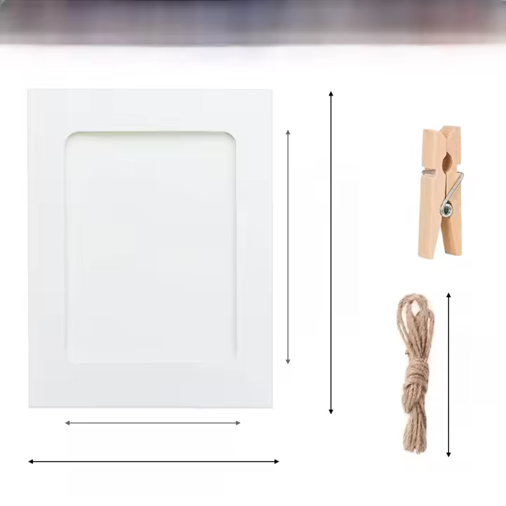 Arte y marcos de pared, Juego de 20 marcos de fotos blancos elegantes para decoración del hogar - 1
