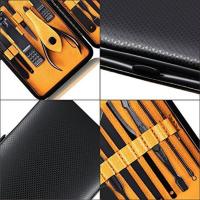 Scttomon Kit de Peluquería Profesional Juego de 15 Piezas de Acero Inoxidable para Manicura y Pedicura Limpiador de Cutículas con Bonita - details 2
